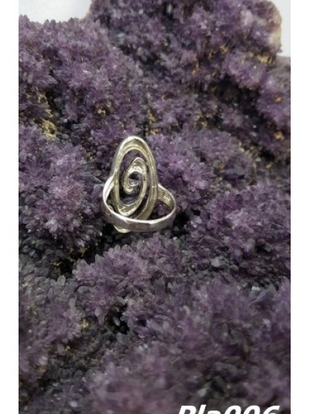Sade Spiral Gümüş Yüzük 