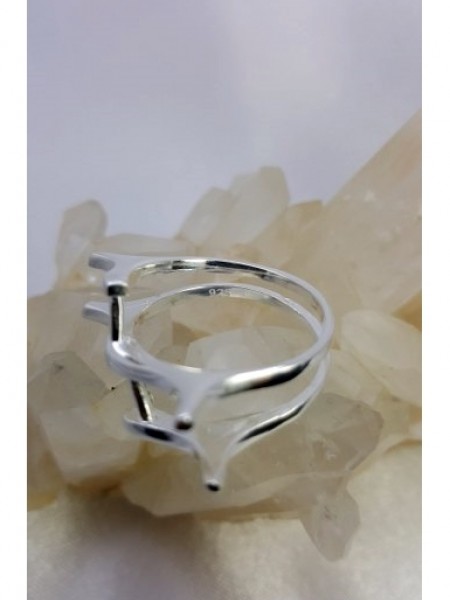 Dalga Desenli Gümüş Yüzük