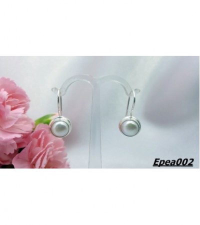 İncili Gümüş Küpe