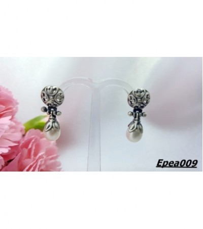 İncili Gümüş Küpe