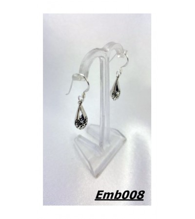 Ajurlu Gümüş Küpe