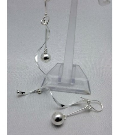 Sallantılı Gümüş Küpe