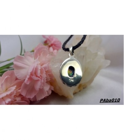 Abalonlu Gümüş Kolye Ucu