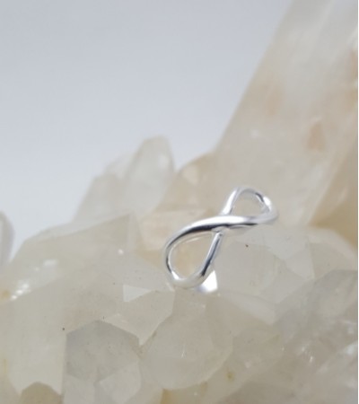 Sonsuzluk İşaretli Gümüş Yüzük