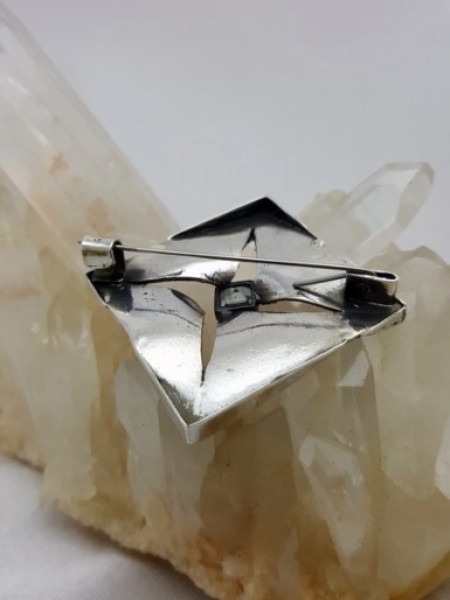 Aquamarine Taşlı Broş
