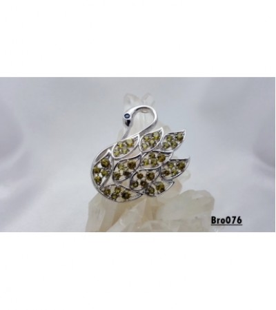 Sultanit Taşlı Gümüş Broş ve Kolye Ucu