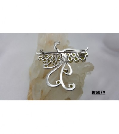 Sultanit Taşlı Gümüş Broş & Kolye Ucu